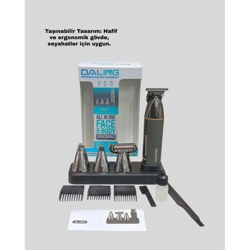 Şarjlı 9’u 1 Arada Çok Amaçlı Erkek Bakım Seti Yıkanabilir Başlıklar