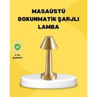 Kablosuz Led Masa Lambası 1800mah 3 Renk Aydınlatma Dokunmatik