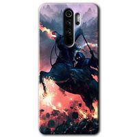BeRa Aksesuar Xiaomi Redmi Note 8 Pro Kılıf Baskılı Kapak - Bloodhorne +Tam Kaplayan Mat Seramik