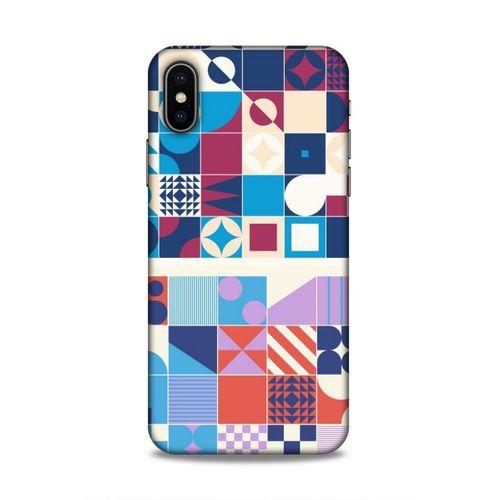 Apple Iphone X Uyumlu Kılıf Insomnia (5) Koruma Kabı Lacivert Kırmızı