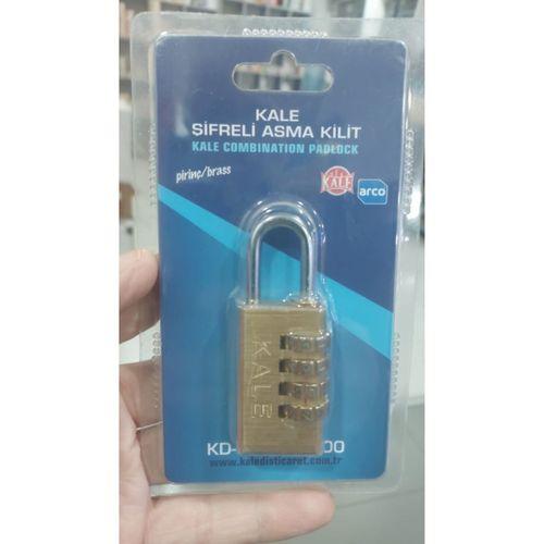 Kale Şifreli Asma Kilit Pirinç 30 Mm