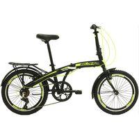Belderia X7 20 Jant Katlanır Bisiklet Siyah-Neon Sarı
