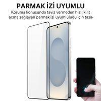 SAM S25 Ultra - Antistatik Cam Tam Kaplayan Ekran Koruyucu