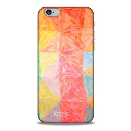 Apple Iphone 6 Kılıf Pastel Renkler (26) Tpu Silikon Kılıf Sarı Kırmızı