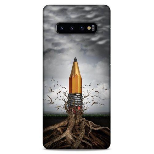Lopard Samsung Galaxy S10 Plus Uyumlu Kılıf Manipülasyon ☻ (50) Shockproof Kılıf Desenli