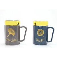 Ayna Kapaklı Porselen Kupa Bardak