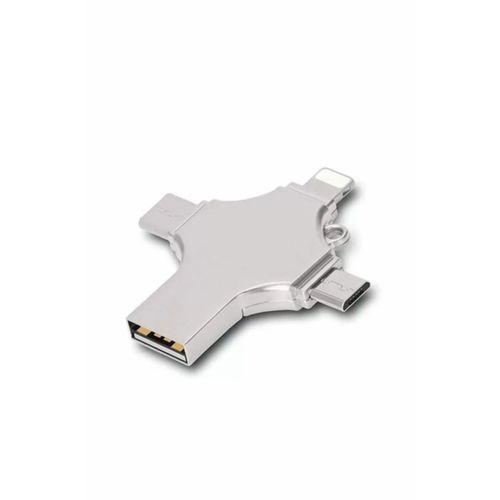 Otg 4in1 Cep Telefonu Çok Fonksiyonlu Usb Flash Bellek 64 Gb Type-c, Micro Sd Ve Kart Okuyucu