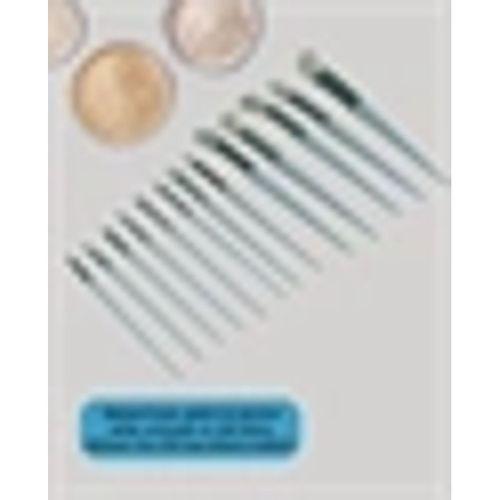 Toz Ve Krem Ürünler İçin Güçlü Tutucu Yumuşak Kıllı Makyaj Fırça Takımı 13 Parça