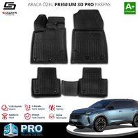 S-Dizayn Peugeot 5008 Hybrid 3D Pro Havuzlu Paspas 2024 Üzeri A+ Kalite