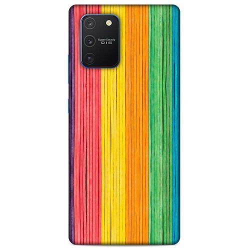 Lopard Samsung Galaxy S10 Lite Uyumlu Kılıf Wood'X (28) Arka Kapak Desenli