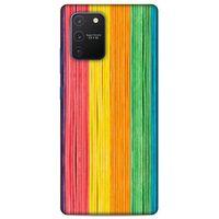 Lopard Samsung Galaxy S10 Lite Uyumlu Kılıf Wood'X (28) Arka Kapak Desenli