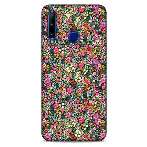 Lopard Huawei Honor 20 Lite Uyumlu Kılıf Bahar (49) Ultra Silikon Kılıf Bol Çiçekli