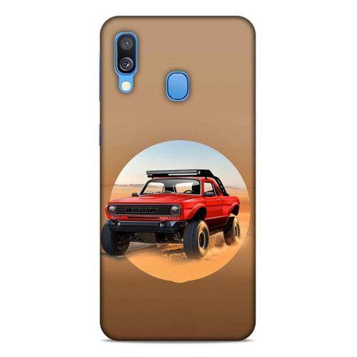 Lopard Samsung Galaxy A40 Uyumlu Kılıf PickUpX (39) Liquid Crystal Kılıf Kırmızı Siyah
