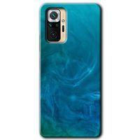 Xiaomi Redmi Note 10 Pro Kılıf HD Desen Baskılı Arka Kapak - Mavi Aura