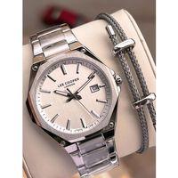 Lee Cooper İtalyan Tasarım Bileklik Hediyeli 2 Yıl Garantili 5 Atm Erkek Kol Saati ELC.08252.330