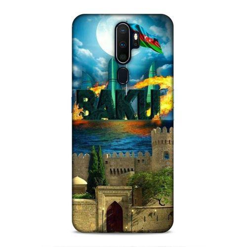 Oppo A9 2020 Uyumlu Kılıf Azarbaijan (50) Shockproof Kılıf Bakü Simgeler