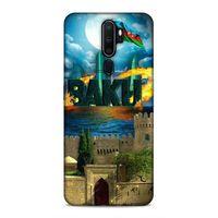 Oppo A9 2020 Uyumlu Kılıf Azarbaijan (50) Shockproof Kılıf Bakü Simgeler