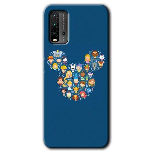 Poco M3 Kılıf HD Desen Baskılı Arka Kapak - Mickey + Kırılmaz Cam