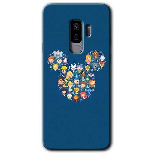Samsung Galaxy S9 Plus HD Baskılı Kılıf + 9D Tam Ekran Koruyucu - Mickey