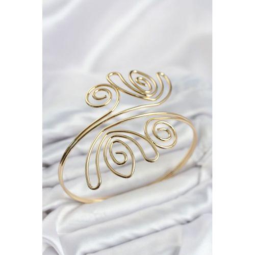 Pazu Bileklik Gold Renk Pirinç Bohem Model