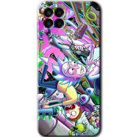 Samsung Galaxy M33 Kılıf Baskılı Kapak - Graffiti Çizgi Film +Tam Ekran Koruyucu