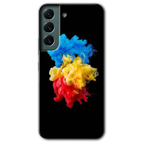 Samsung Galaxy S22 HD Baskılı Kılıf + 9D Tam Ekran Koruyucu - Black 1