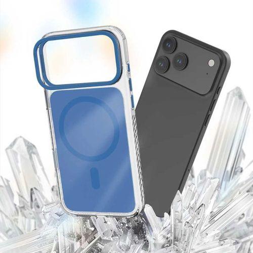 Apple iPhone 17 Pro Kılıf M-safe Şarj Özellikli Metal Kamera Çerçeveli Airbag Tasarımlı Lenyes CK221 Sert PC Kapak