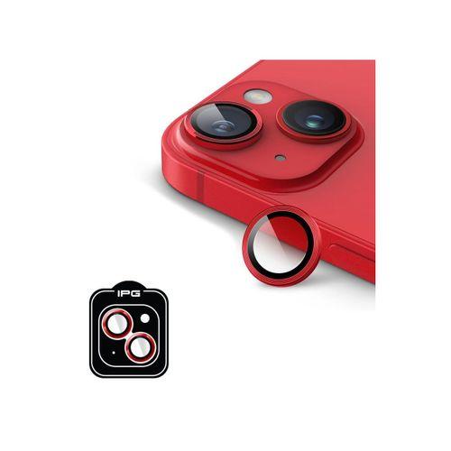 iPhone 15 / 15 Plus için IPG ProLENS Kamera Lens Koruyucu Alüminyum CD Çerçeveli, Kırılmaz Cam