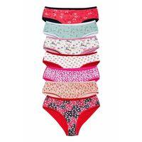 Pamuklu Geniş Kenarlı Likralı Desenli Bato Kadın Külot 7'li Paket