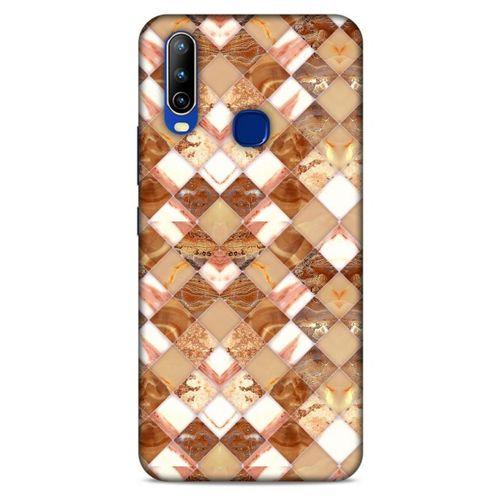 Mermer Desenli (24) Tema Darbe Emici Kılıf Kestane General Mobile GM 10 Kılıf