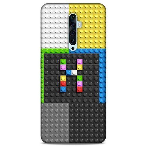 Lopard Oppo Reno 2z Uyumlu Kılıf BloX (40) Fit Silikon Kılıf X Harfi