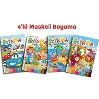 Maskeli Boyama Kitabı 4 lü Set Evrensel İletişim Yayınları