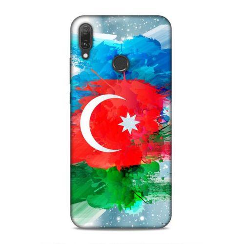 Huawei Y9 2019 Uyumlu Kılıf Azarbaijan (15) Antişok Kılıf Bayrak İllustre