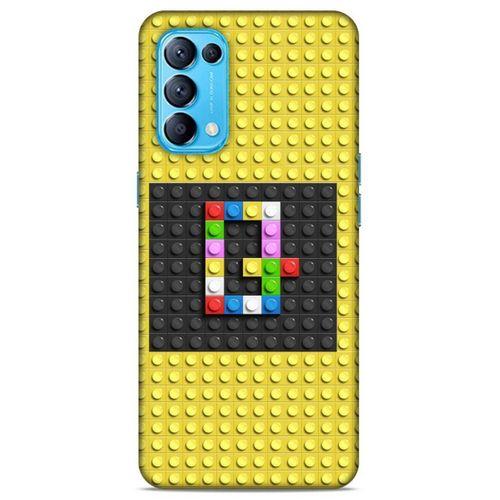Lopard Oppo Reno 5 5G Uyumlu Kılıf BloX (38) Neo Hybrid Kılıf Q Harfi
