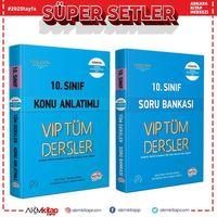 Editör Yayınları 10.Sınıf VİP Tüm Dersler Konu ve Soru Seti 2 Kitap