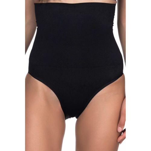 Siyah Yüksek Bel Double Slip Korse