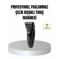 Profesyonel Şarjlı Saç Ve Sakal Tıraş Makinesi – Çelik Bıçaklı, Ayarlanabilir Başlıklı, Kablosuz