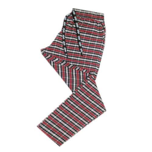 Pijalüx Erkek  Kareli Poplin Cepli Alt Pijama