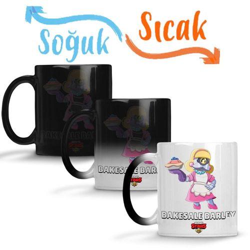 Brawl Stars Bakesale Barley Sihirli Kupa Bardak Porselen