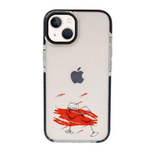 iPhone 13 Spilled Wine Candy Bumper Darbe Emci Silikonlu Telefon Kılıfı