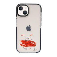 iPhone 13 Spilled Wine Candy Bumper Darbe Emci Silikonlu Telefon Kılıfı