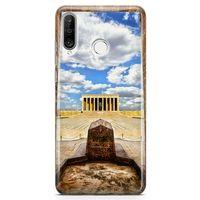 Huawei P30 Lite 2020 Kılıf Anıtkabir Perspektif Arka Kapak Koruma Desenli Full Koruyucu