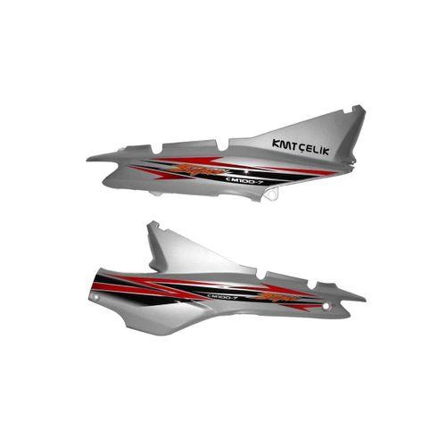 FALCON Kmt Çelik 100 Arka Karenaj Sağ Sol Gri Takım Orjinal Orijinal