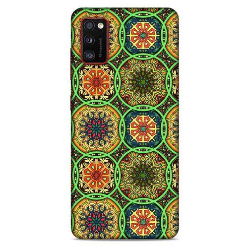 Lopard Samsung Galaxy A41 Uyumlu Kılıf Ethnic Culture (97) Crystal Flex Kılıf
