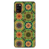 Lopard Samsung Galaxy A41 Uyumlu Kılıf Ethnic Culture (97) Crystal Flex Kılıf