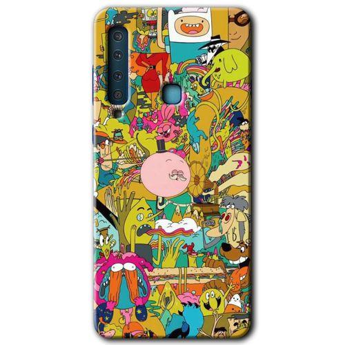 Samsung Galaxy A9 2018 Kılıf HD Desen Baskılı Arka Kapak - Süper Çizgi Kahramanlar 2