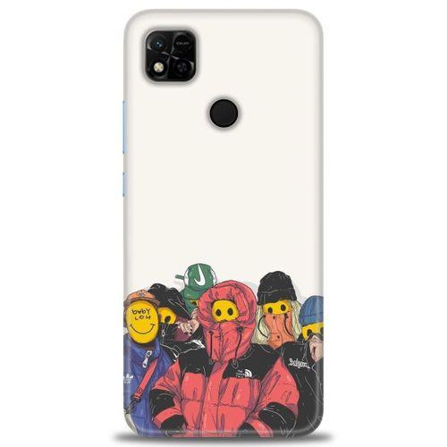 Xiaomi Redmi 10A Kılıf HD Baskılı Kılıf - Adamlar + Tam Ekran Koruyucu