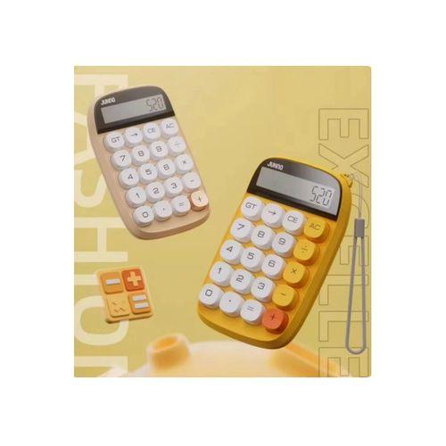 Sevimli Kare Tuşlu 10 Haneli Ldc Ekran Hesap Makinası Yeşil