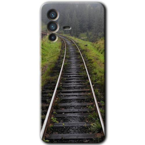 Vivo V23 5G Kılıf HD Desen Baskılı Arka Kapak - Tren Yolu