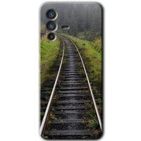 Vivo V23 5G Kılıf HD Desen Baskılı Arka Kapak - Tren Yolu